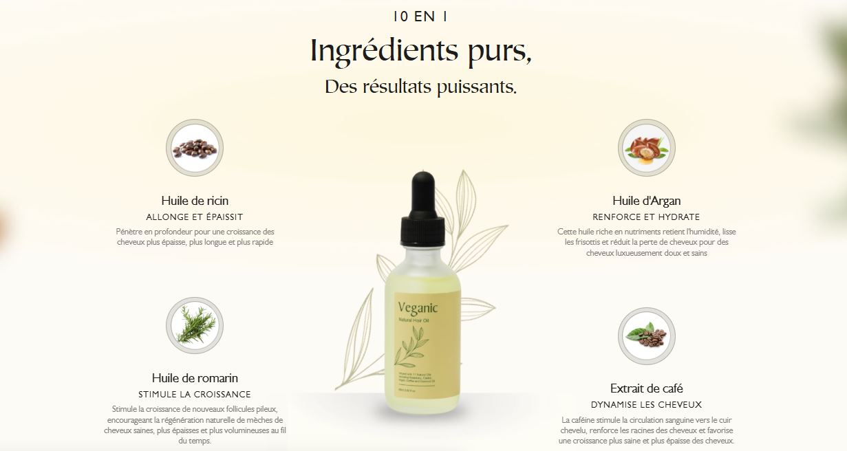 Son serum accélérateur: Pour une pousse 2X plus rapide ( 1 Acheté = 1 Offert )